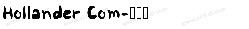 Hollander Com字体转换